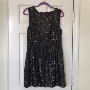 Black sequin dress